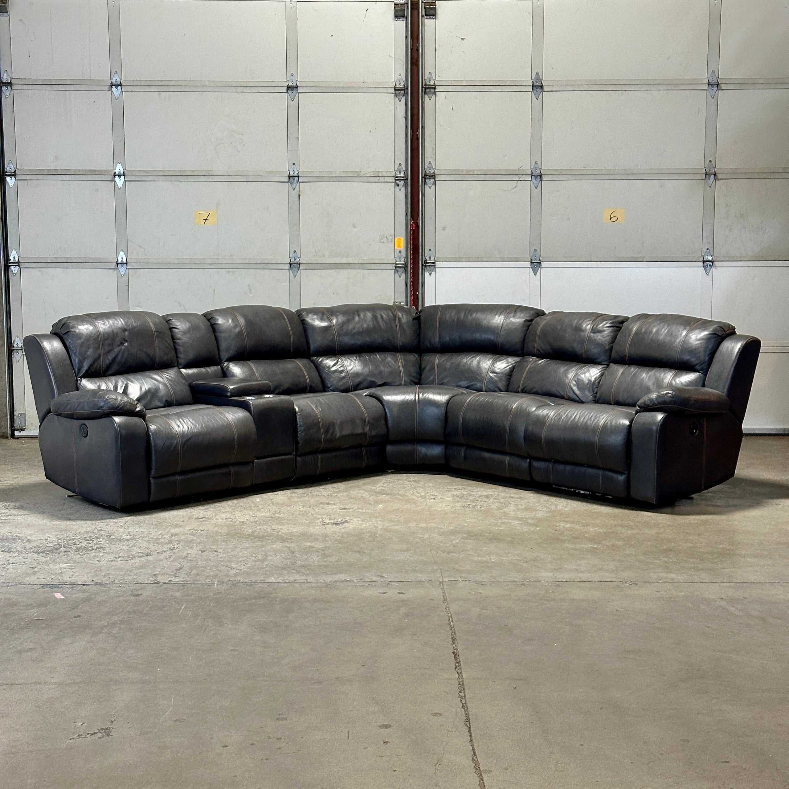 Pulaski leather power reclining chair