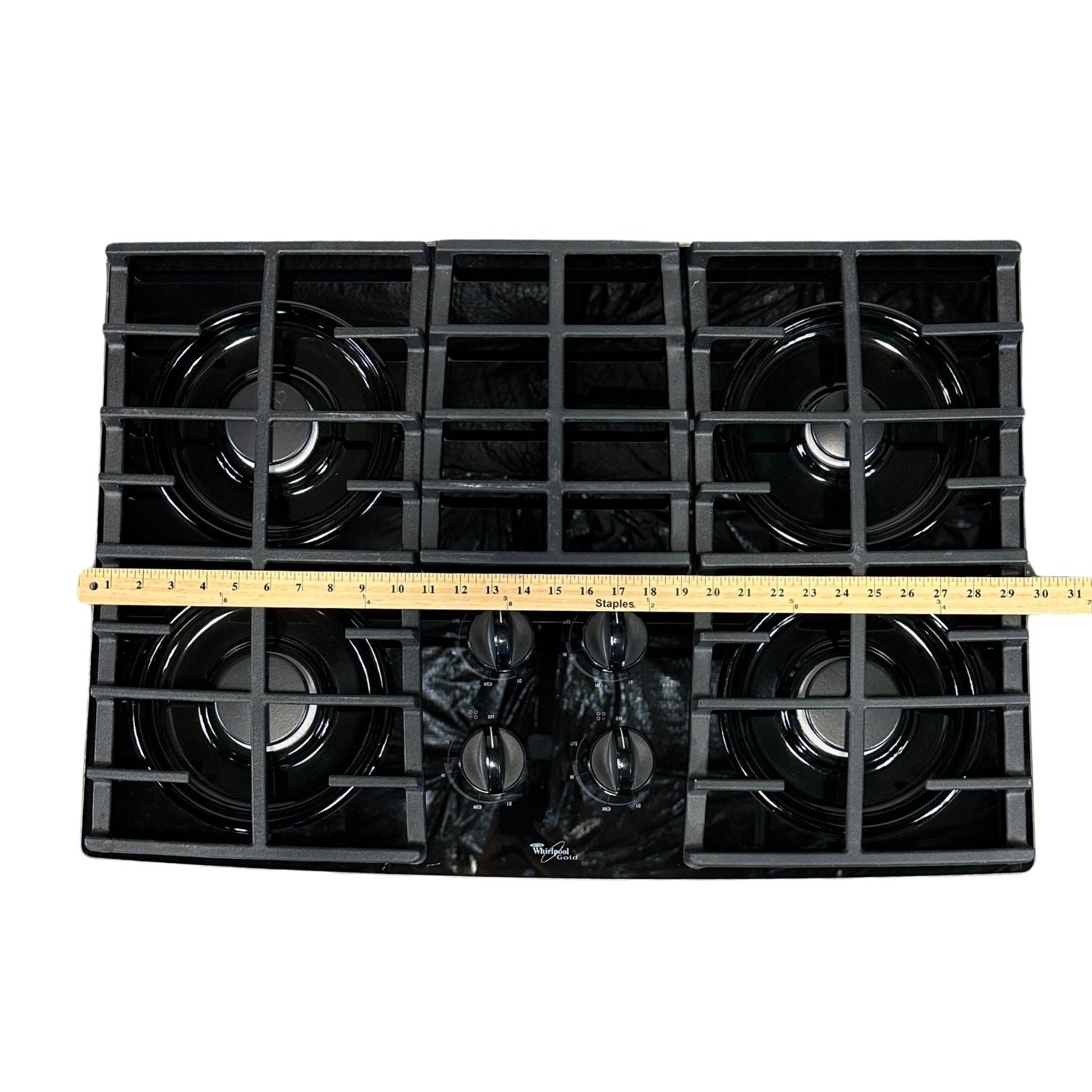 Whirlpool Gold 30 Gas Cooktop Black Habitat for Humanity Portland Region ReStores
